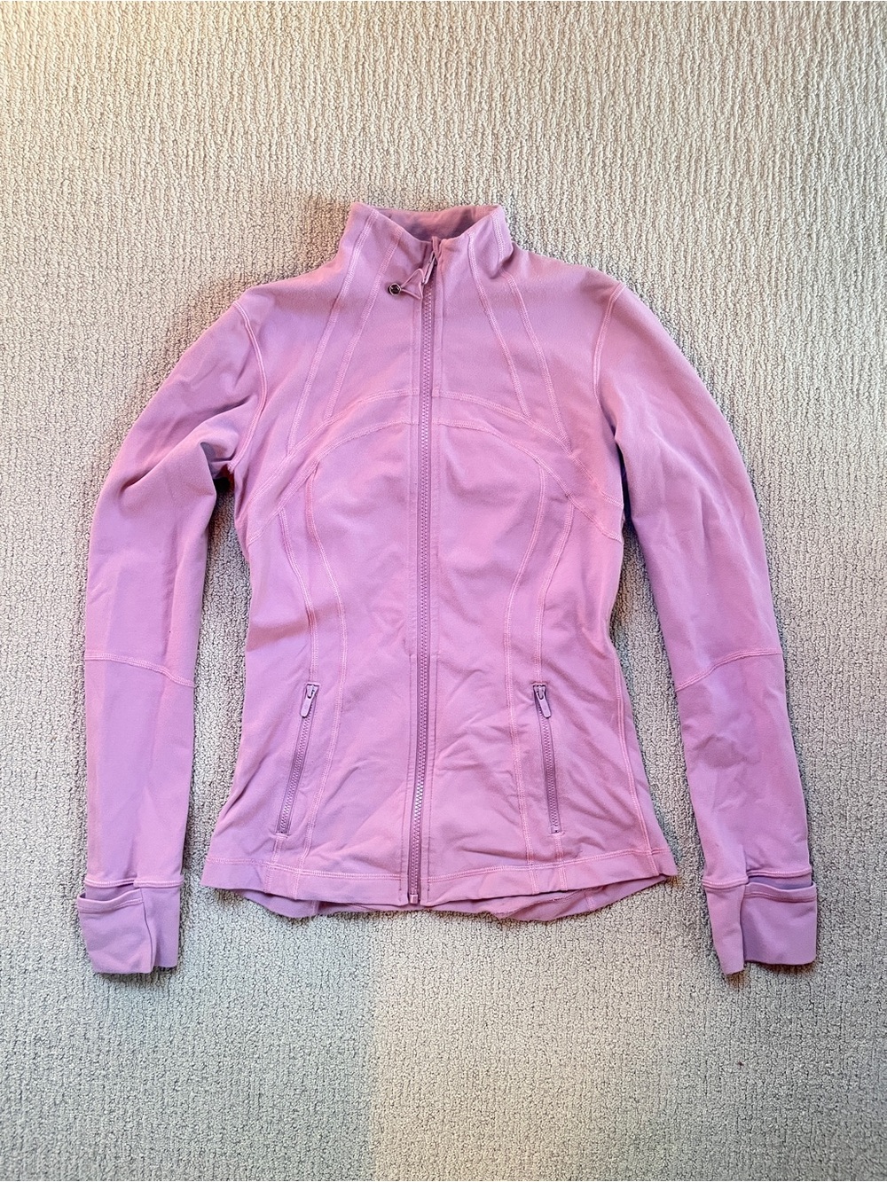 lululemon athletica Light Pink Full-Zip Jacket